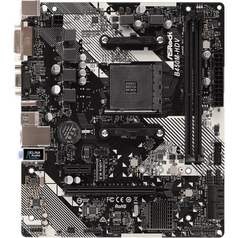 ASRock B450M-HDV R4.0 Micro-ATX (AM4, B450)