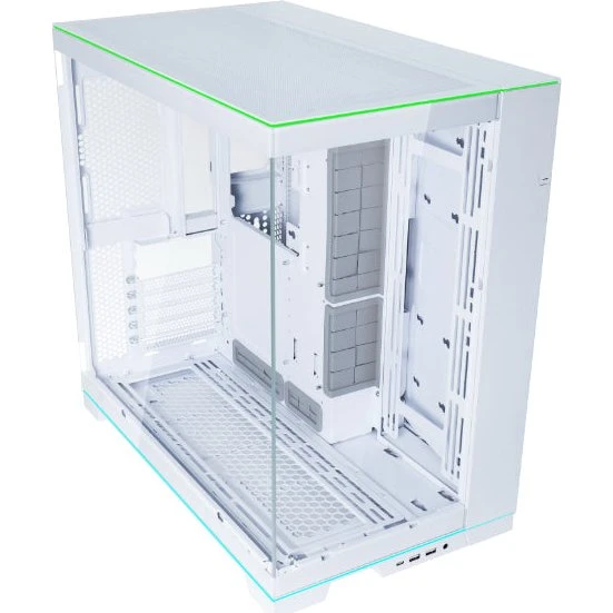 Lian Li O11D EVO RGB Miditower Hvid – E-ATX, RGB