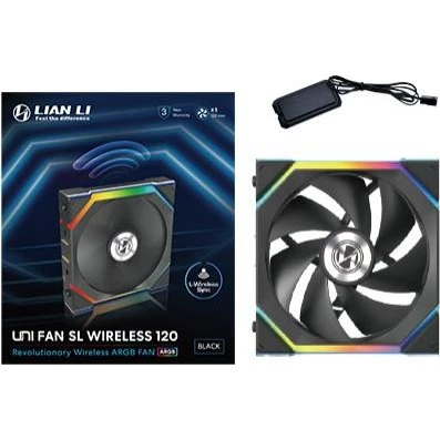 Lian Li UNI FAN SL Wireless 120mm – Sort