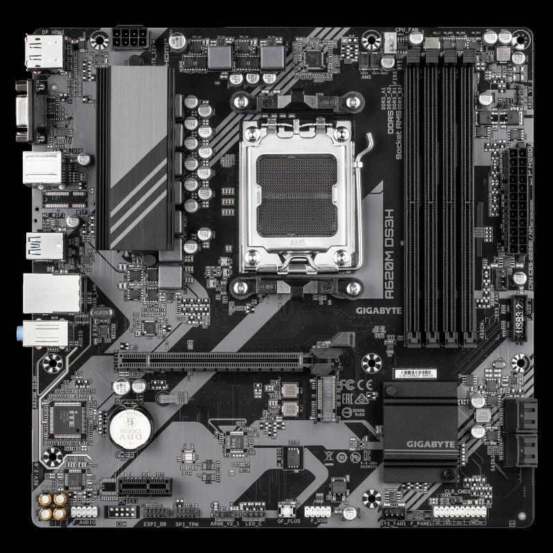 GIGABYTE A620M DS3H (rev.2.0) – Micro-ATX AM5, DDR5