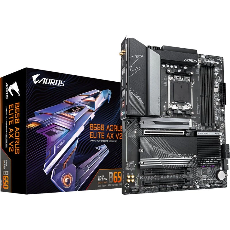 GIGABYTE B650 AORUS ELITE AX V2 AM5 ATX (DDR5, WiFi)