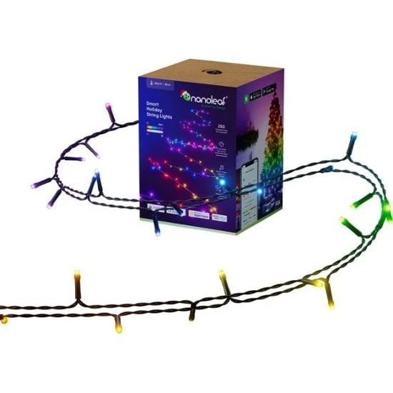 Nanoleaf Holiday String Lights 20M – 250 LEDs, 16 mio. farver