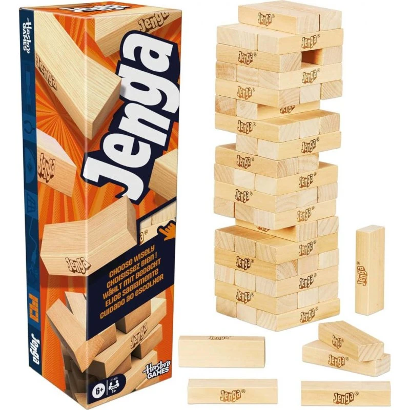 Hasbro Jenga - klassisk stabletårn med gratis webapp