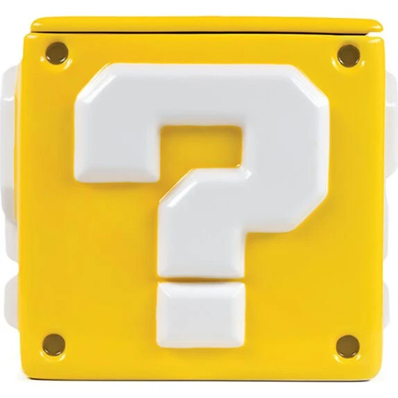 Nintendo Super Mario Question Mark Block Kagedåse 15,9x15,9x14,3 cm