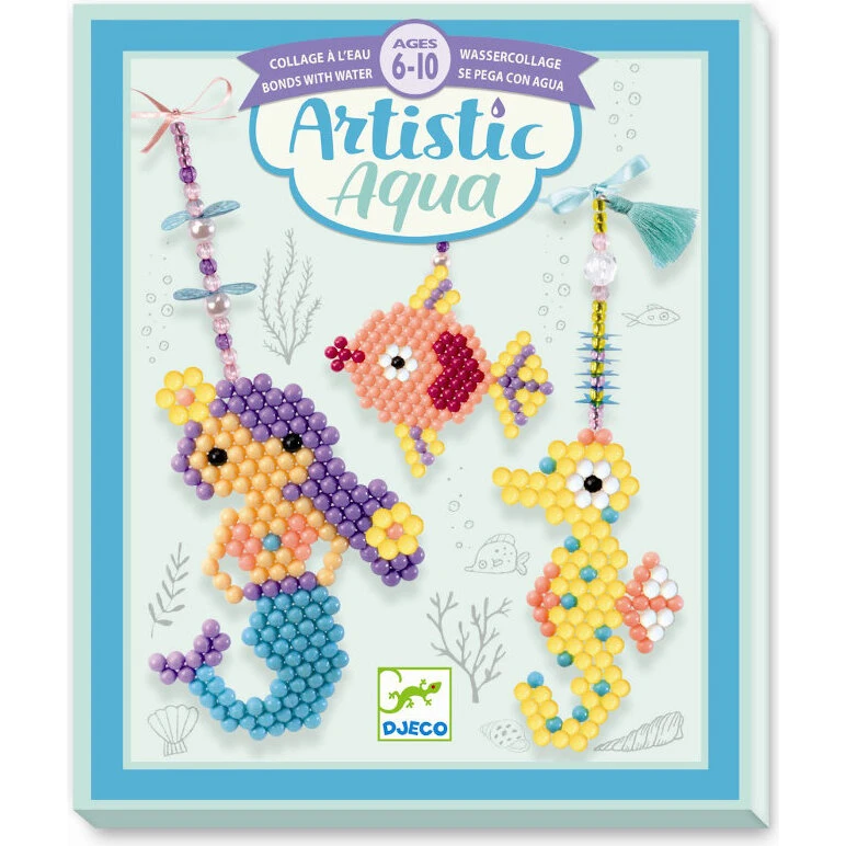 Artistic Aqua Vandperler – Dyr fra havet perlesæt, 15,5×18,5 cm