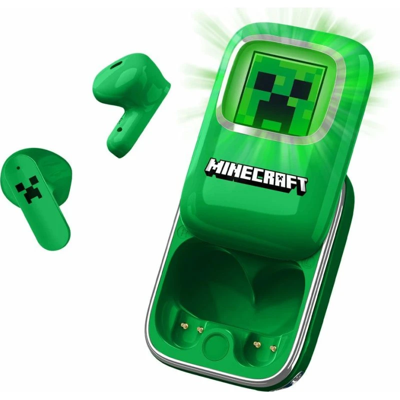 OTL Minecraft Slide TWS øretelefoner MC1316 – Grøn