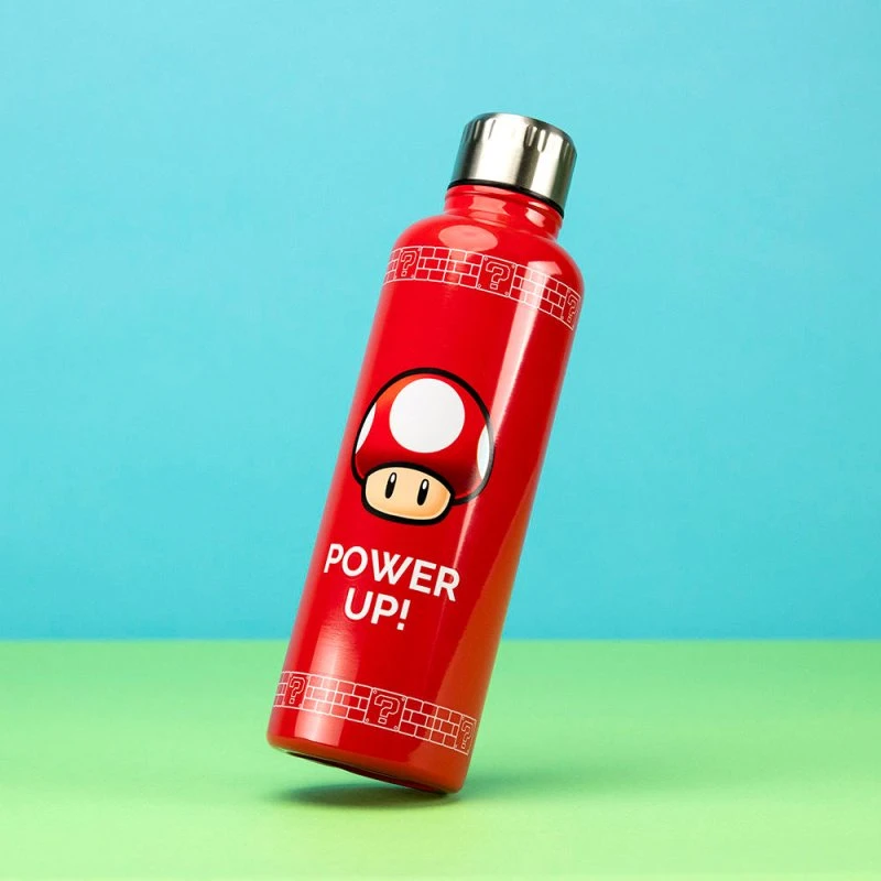 Nintendo Super Mario Power Up vandflaske 500 ml (rød)