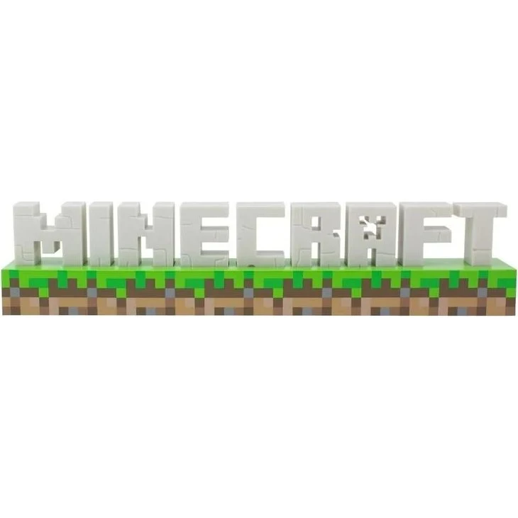 Minecraft Paladone Logo Light 41x8,5 cm - Bordlampe
