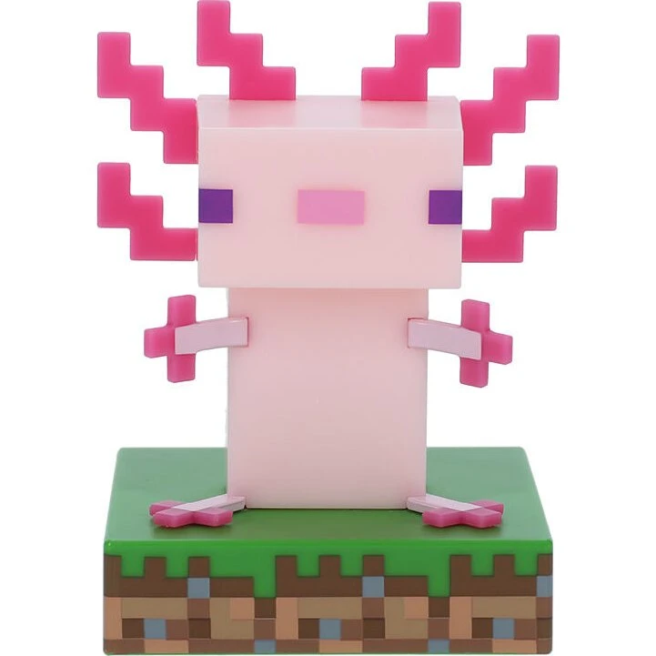 Minecraft Icons Lampe - Axolotl 12 cm