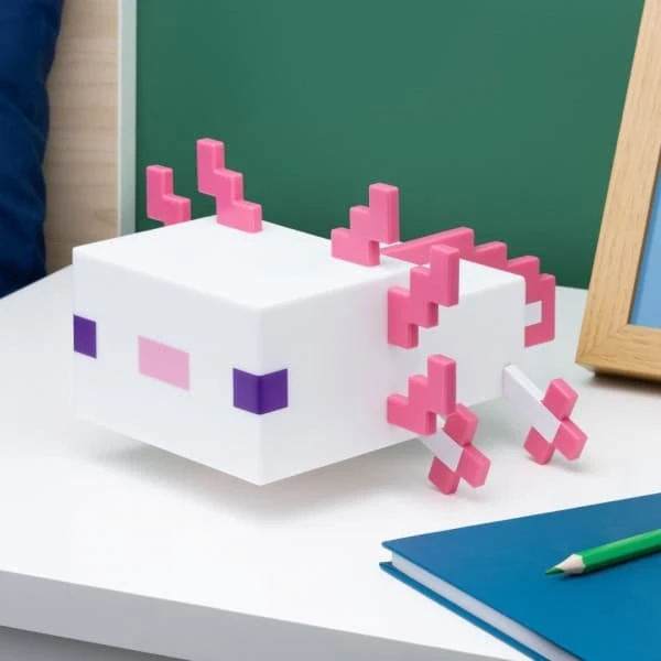 Paladone Minecraft Axolotl natlampe 30 cm