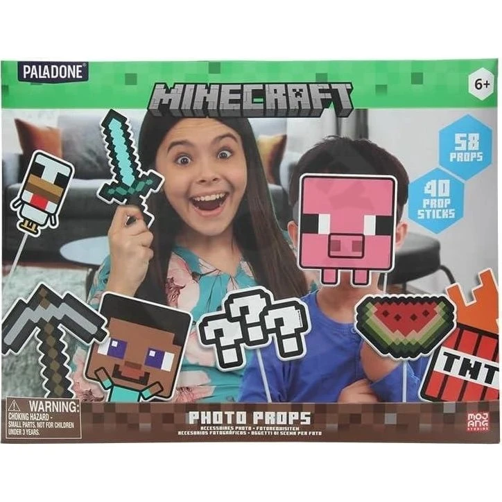 Paladone Minecraft Photo Props Bumper Pack (58 stk)