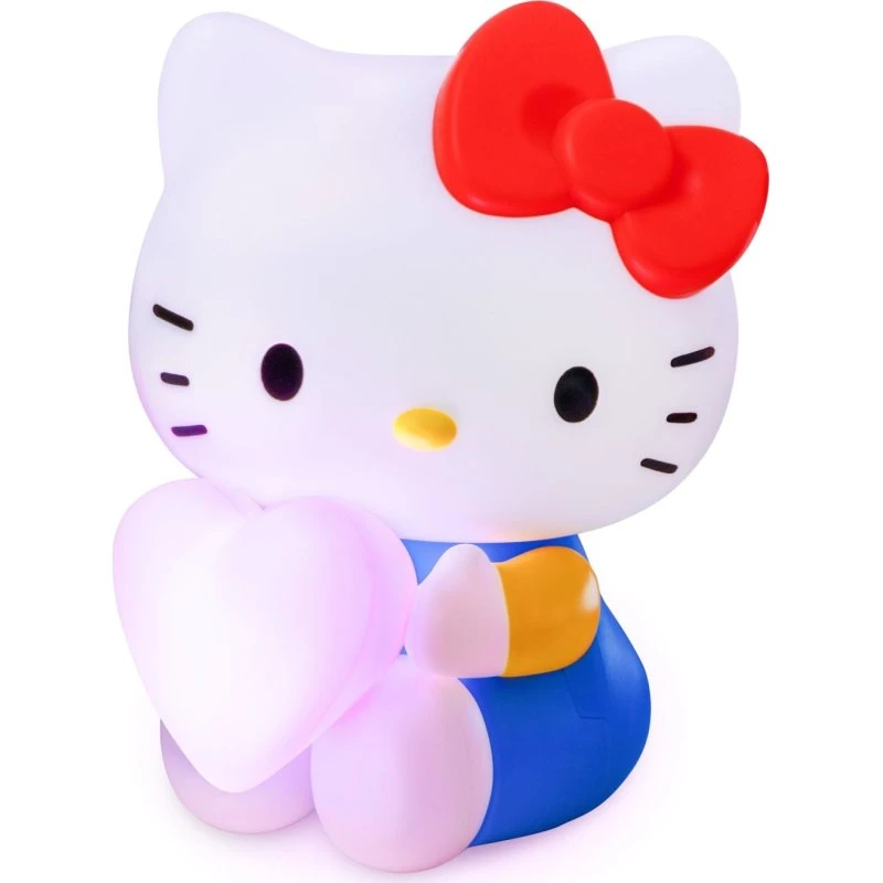 Paladone Hello Kitty formet natlampe 16 cm – lyserødt hjerte