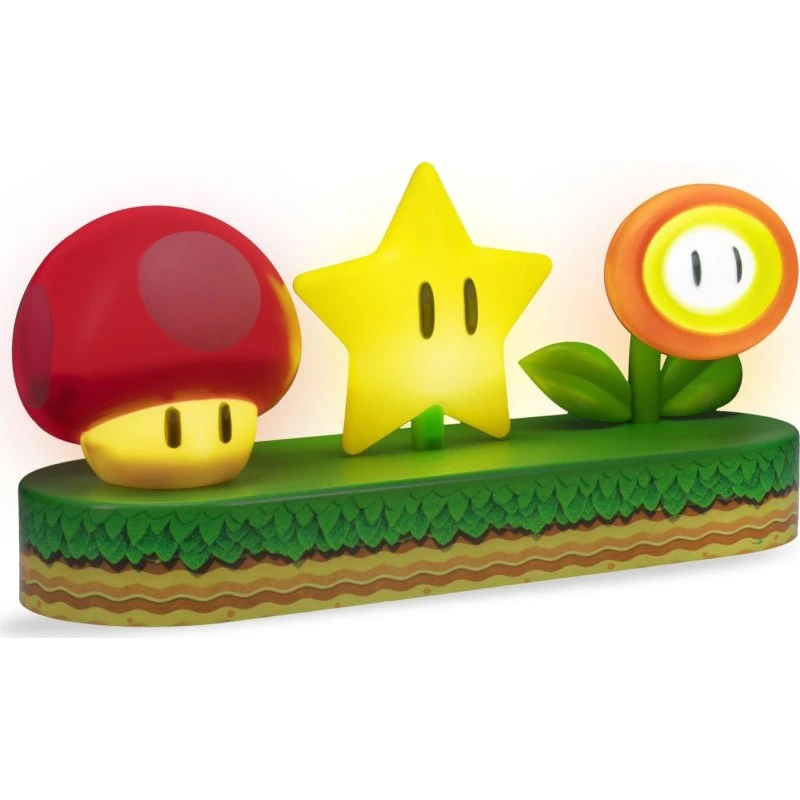 ICON LIGHT Super Mario Icons Light 30 cm – Mushroom, Star, Fire