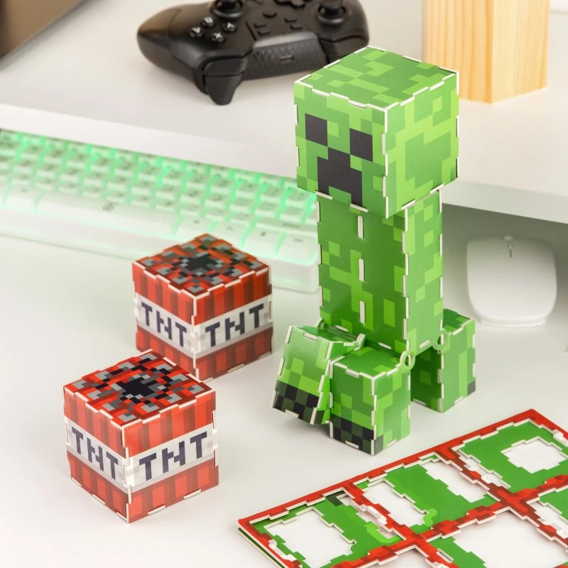 Paladone Minecraft Creeper byggesæt 16 cm med TNT