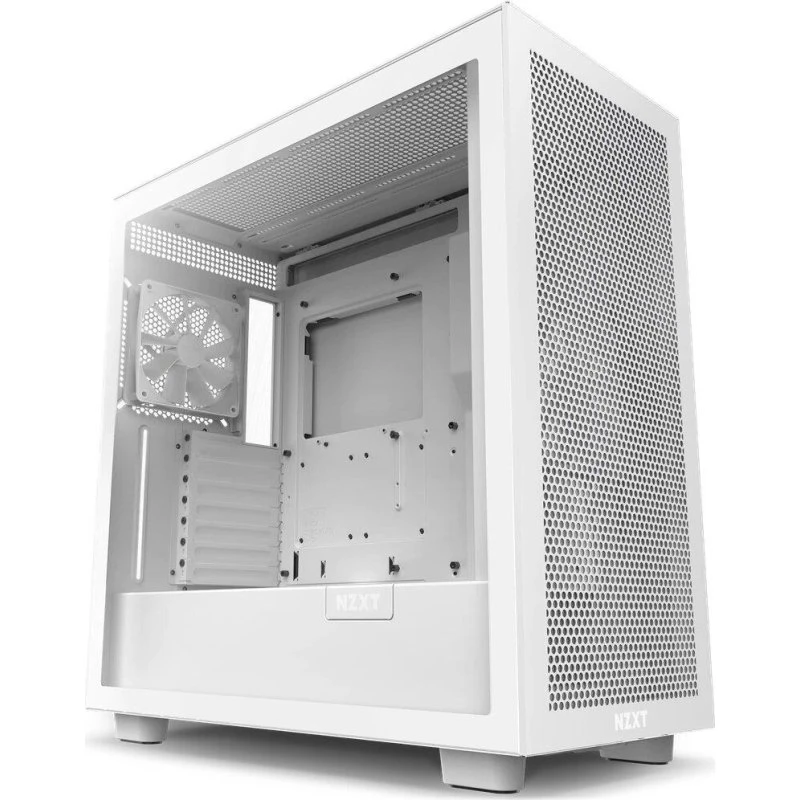 NZXT H7 Flow White – Mid-Tower kabinet