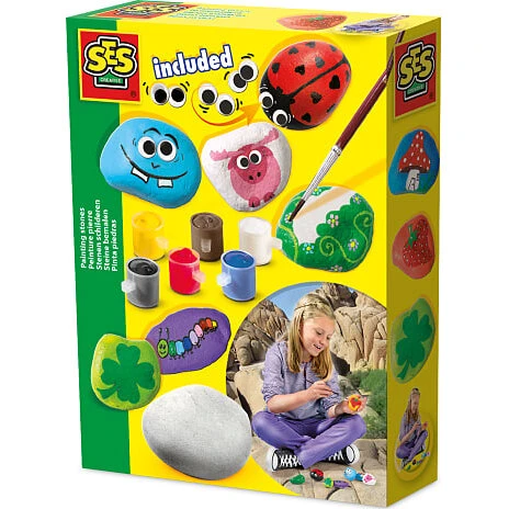 SES Creative Dekorationssten - stenmaling, fra 5 år