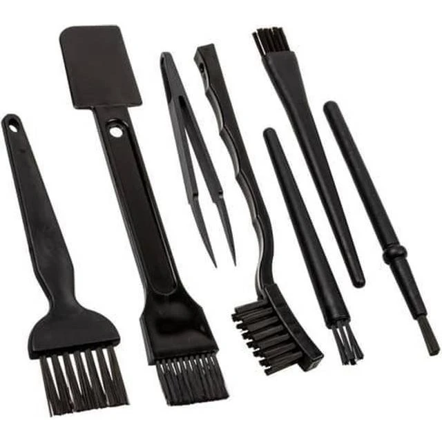 IT Dusters Sweep ESD renseværktøj – 6 børster + pincet (ESD-sikker)