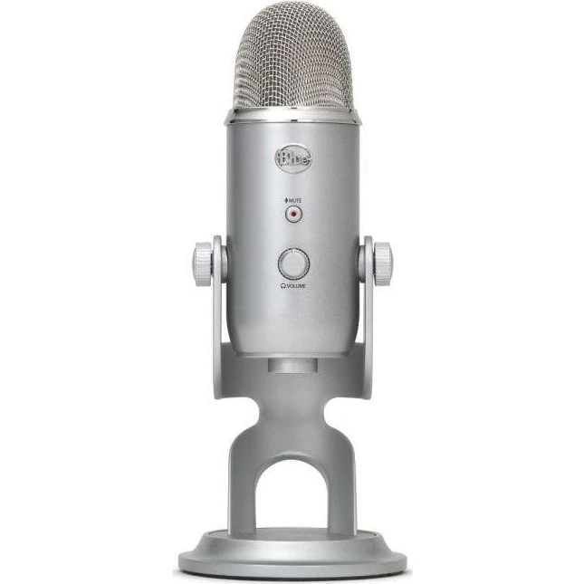 Blue Yeti USB-mikrofon – sølv