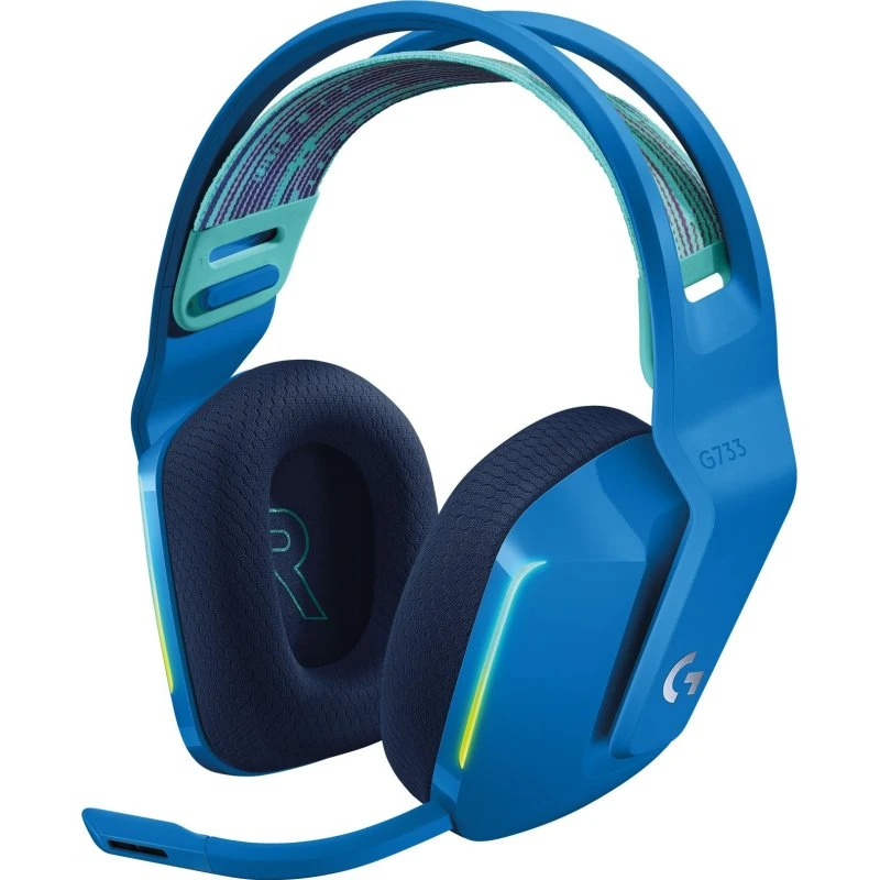 Logitech G733 LIGHTSPEED trådløst gamingheadset - blå