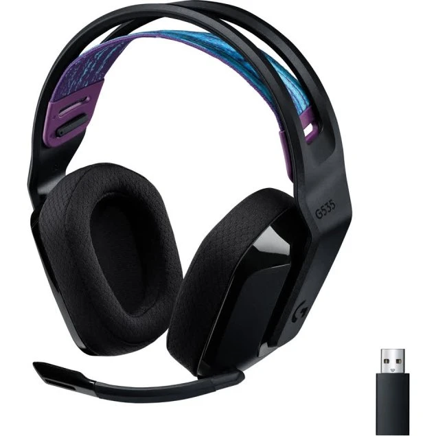 Logitech G535 LIGHTSPEED trådløst gaming-headset, sort