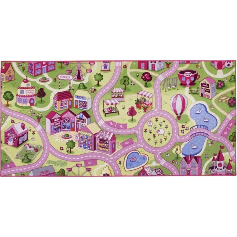 Rebel Roads Legetæppe Pink Tivoli 95x200 cm