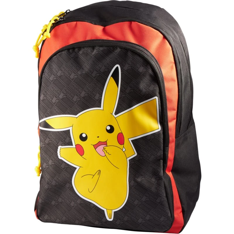 Euromic Pokémon skoletaske 22 L – Pikachu sort/rød