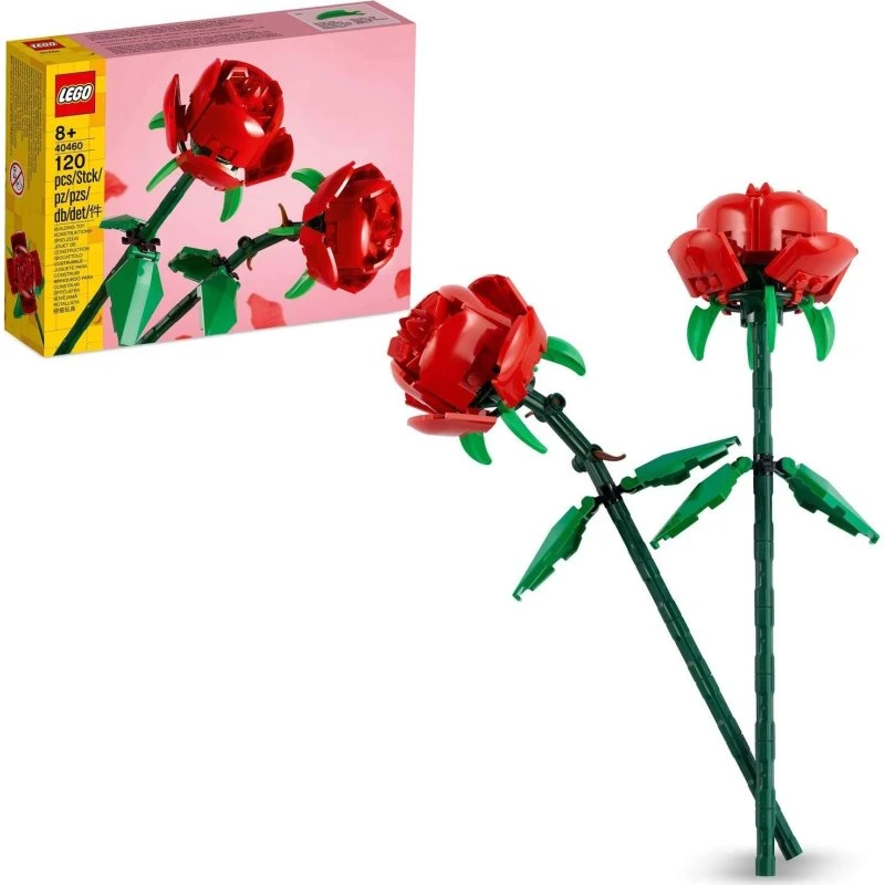 LEGO Roser 40460 – 2 røde blomster med justerbare stilke