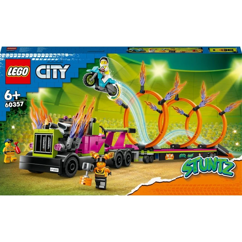LEGO City 60357 Stunttruck og ildringe-udfordring