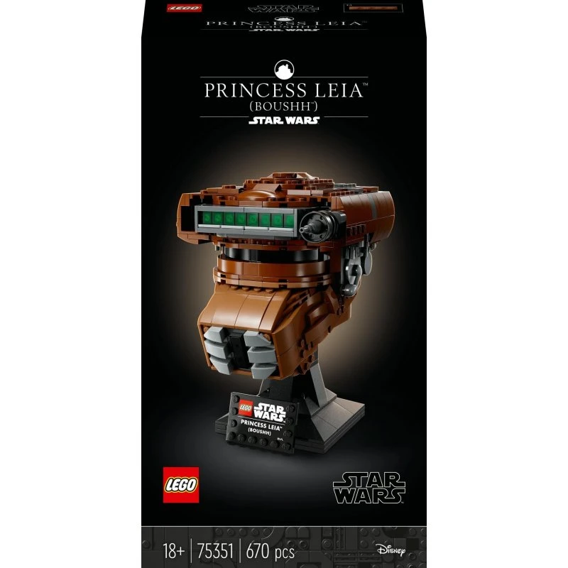 LEGO Star Wars 75351 Prinsesse Leia (Boushh) hjelm