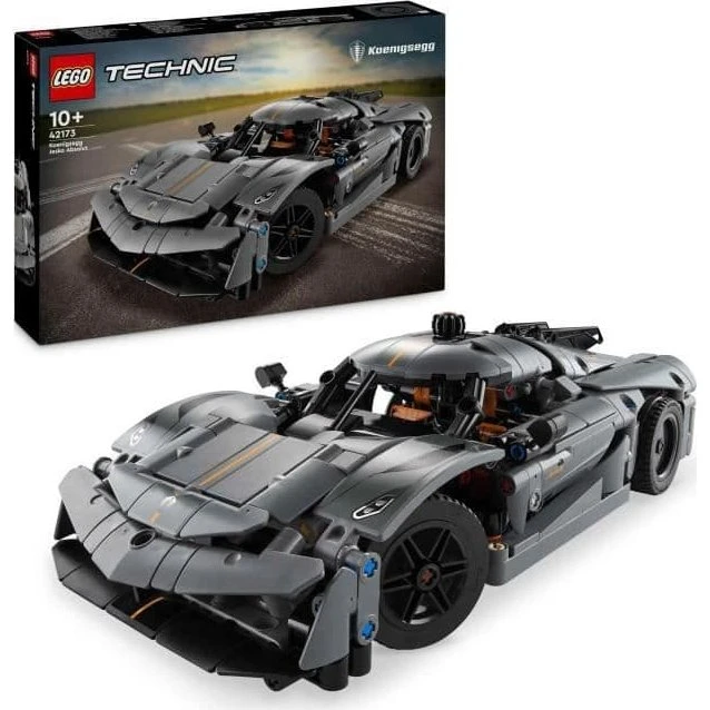 LEGO Technic 42173 Koenigsegg Jesko Absolut – grå (801 dele)