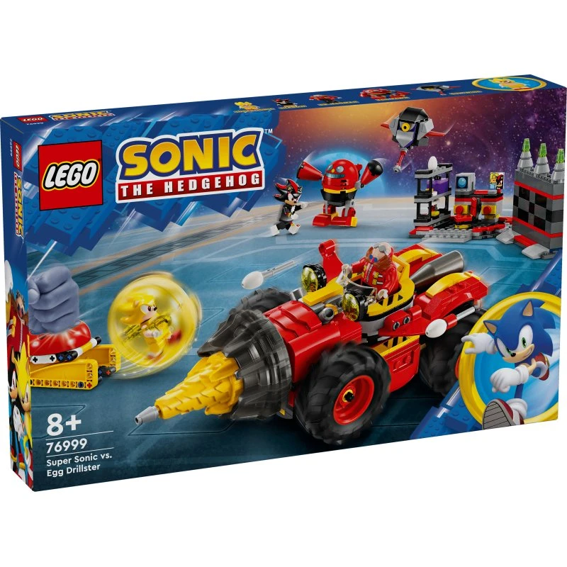 LEGO Sonic 76999 Super Sonic vs. Egg Drillster, 590 dele