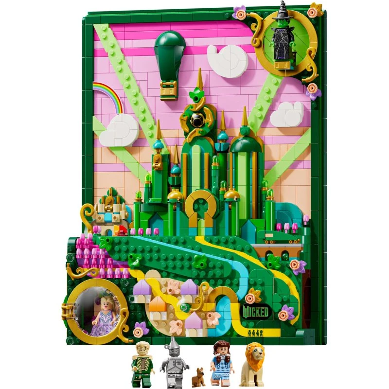 LEGO 75685 Emerald City-vægkunst (Wicked)
