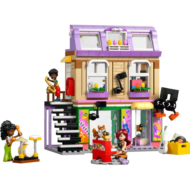 LEGO Friends 42653 Musikbutik og lejlighed