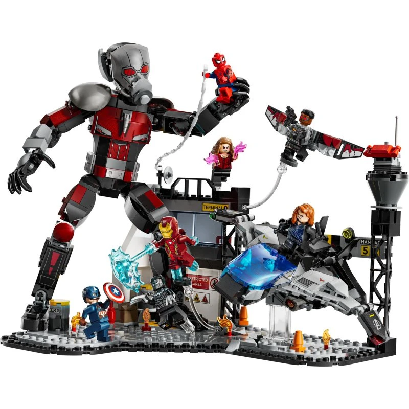 LEGO Marvel 76314 Captain America: Civil War-actionkamp