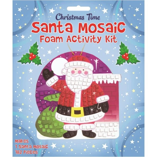 Make Your Own Santa Mosaic sæt – 182 dele
