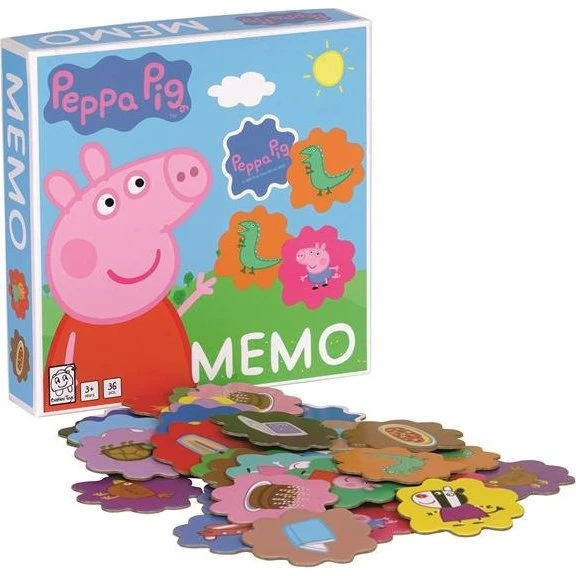 Peppa Pig Memo - 36 brikker (18 par)