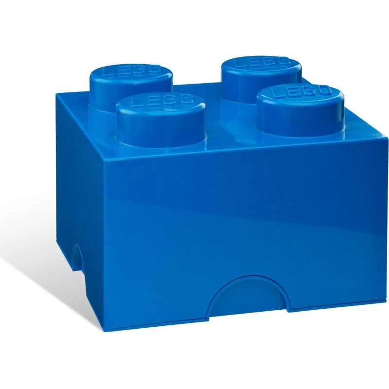LEGO 4-knops opbevaringsklods, blå