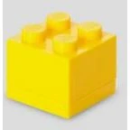 Room Copenhagen LEGO Mini Box 4 gul (46x46x43 mm)