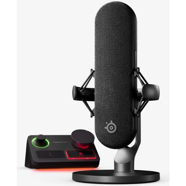 SteelSeries Alias Pro XLR Mikrofon & Stream Mixer – Sort