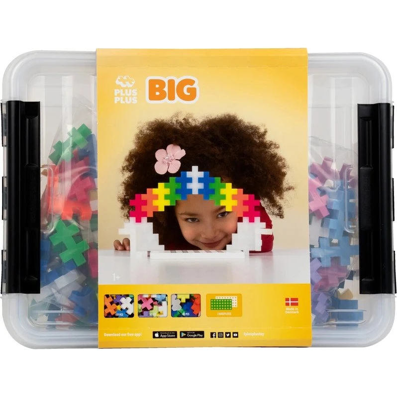 Plus-Plus BIG Opbevaringskasse Mix 200 stk
