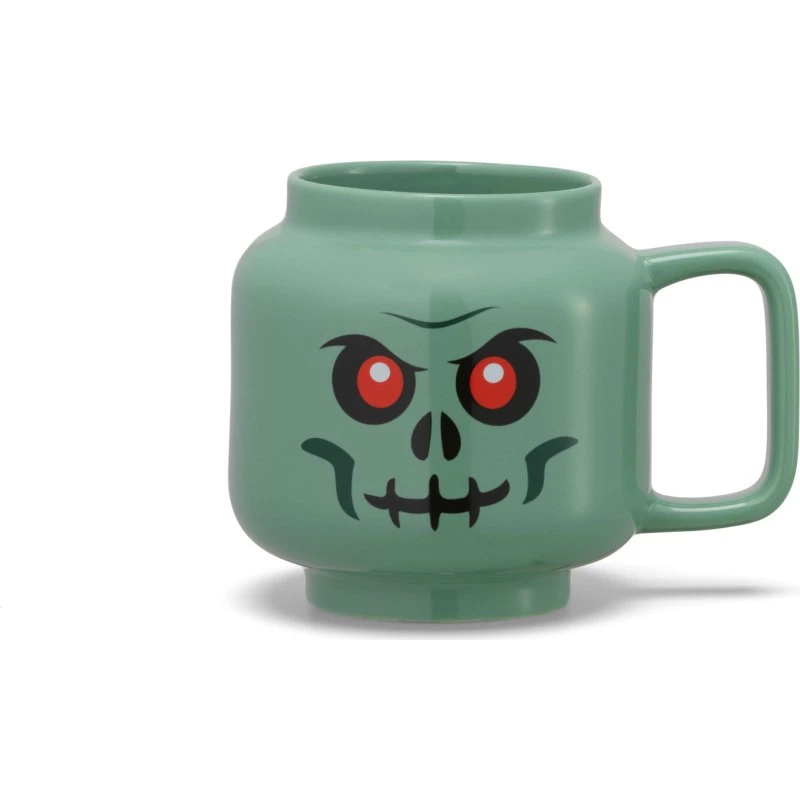 LEGO stort keramikkrus skelet, grøn, 530 ml