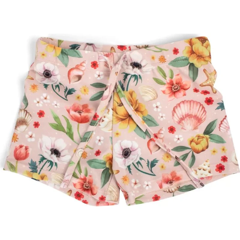 Filibabba Orla Badeshorts 1-2 år Ocean Blossom