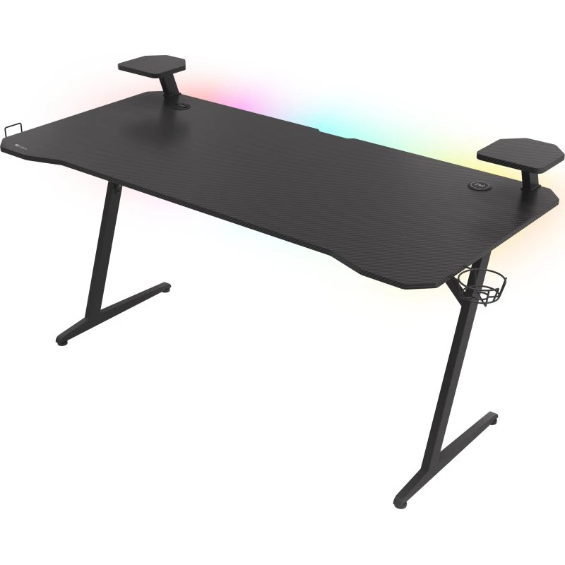 Genesis Holm 510 RGB gaming skrivebord 160×75 cm – sort