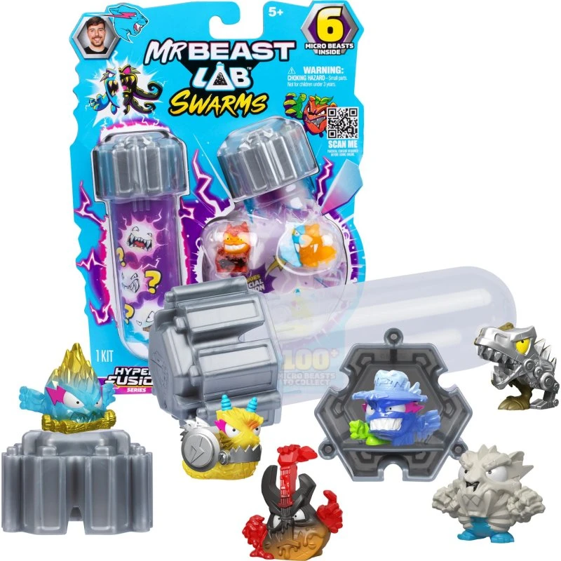 MrBeast Lab Swarms Fusion 6-pak figurer