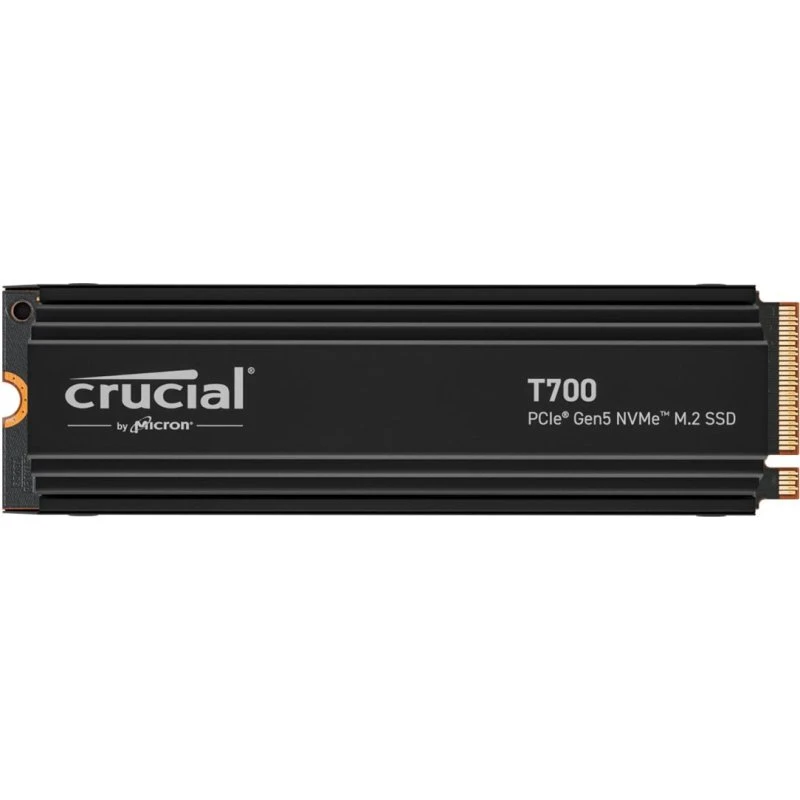Crucial T700 2TB PCIe 5.0 NVMe M.2 SSD med heatsink