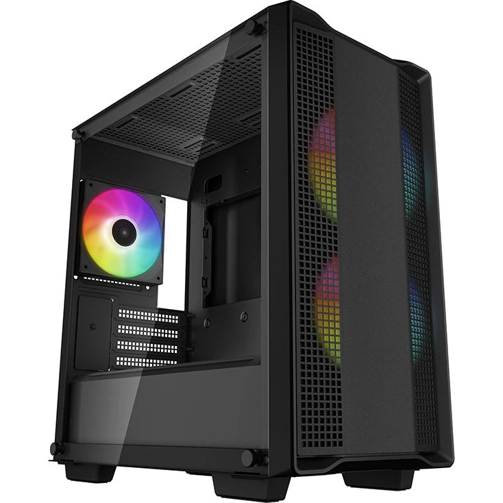 DeepCool CC360 A-RGB Micro-ATX kabinet – sort