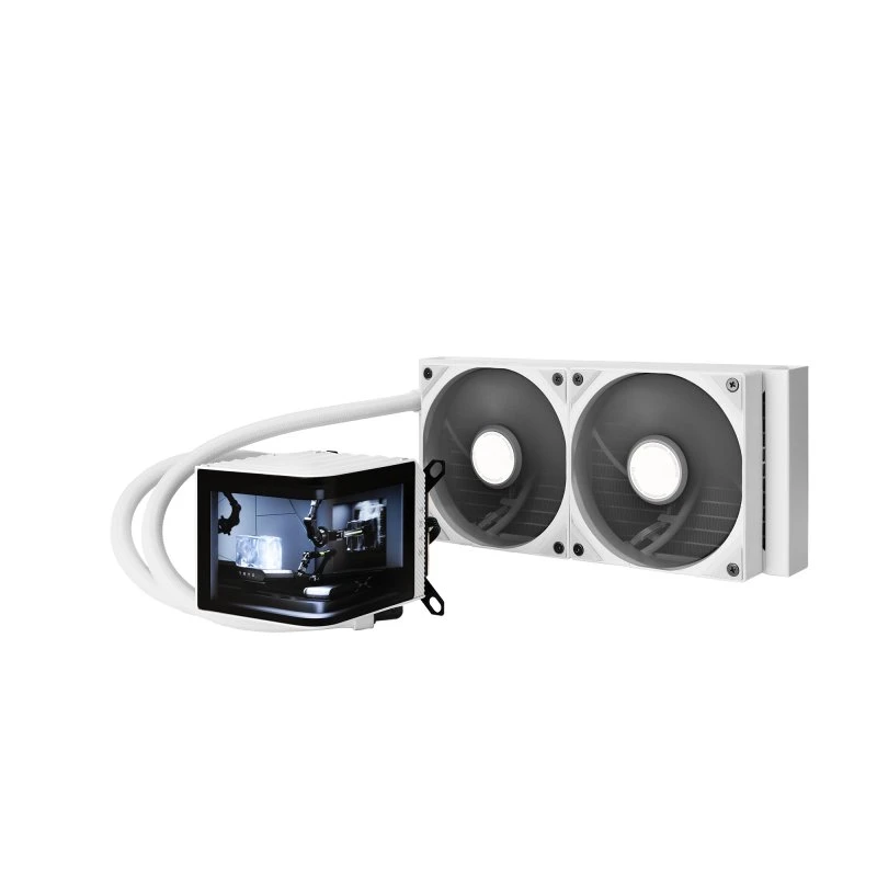 TRYX PANORAMA 240mm AIO CPU-vandkøler – Hvid