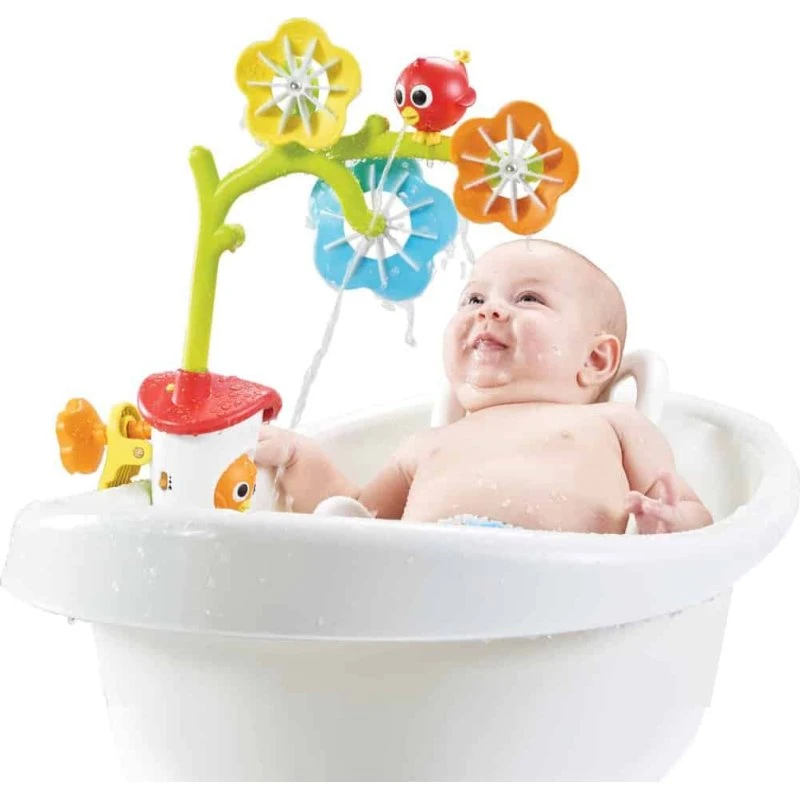 Yookidoo Sensory Bath Mobile – blomster-vandfald til bad