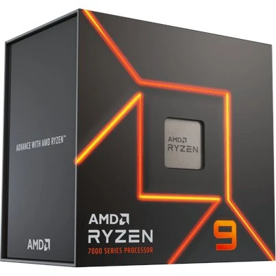 AMD Ryzen 9 7900 12‑kerner AM5, 65W (Wraith Prism)