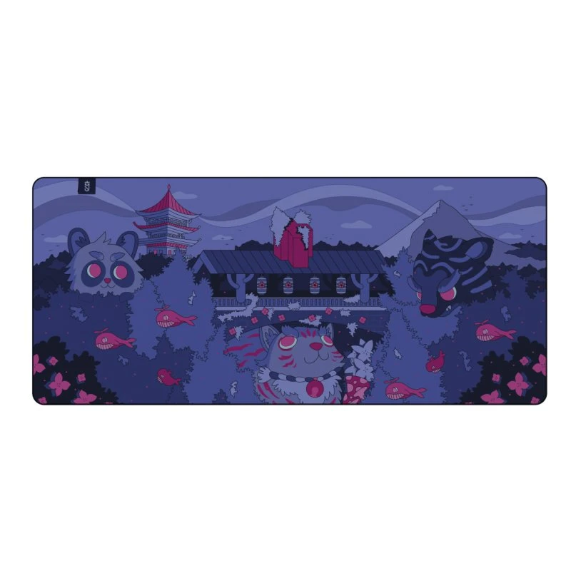 Mighty Setup Fantasy Forest Purple musemåtte 430×100 mm